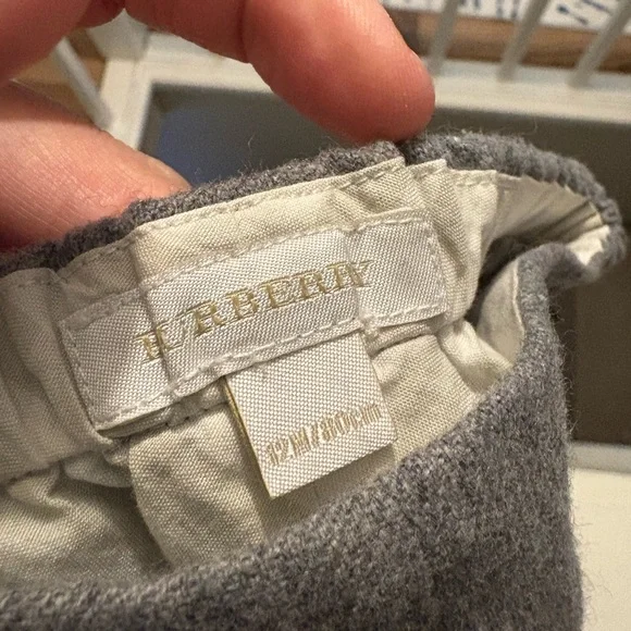 Burberry Toddler Pants with Belt Detail